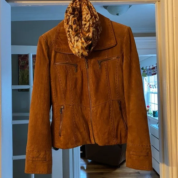 EMC Suede Leather Fully Lined Jacket - Picture 5 of 14